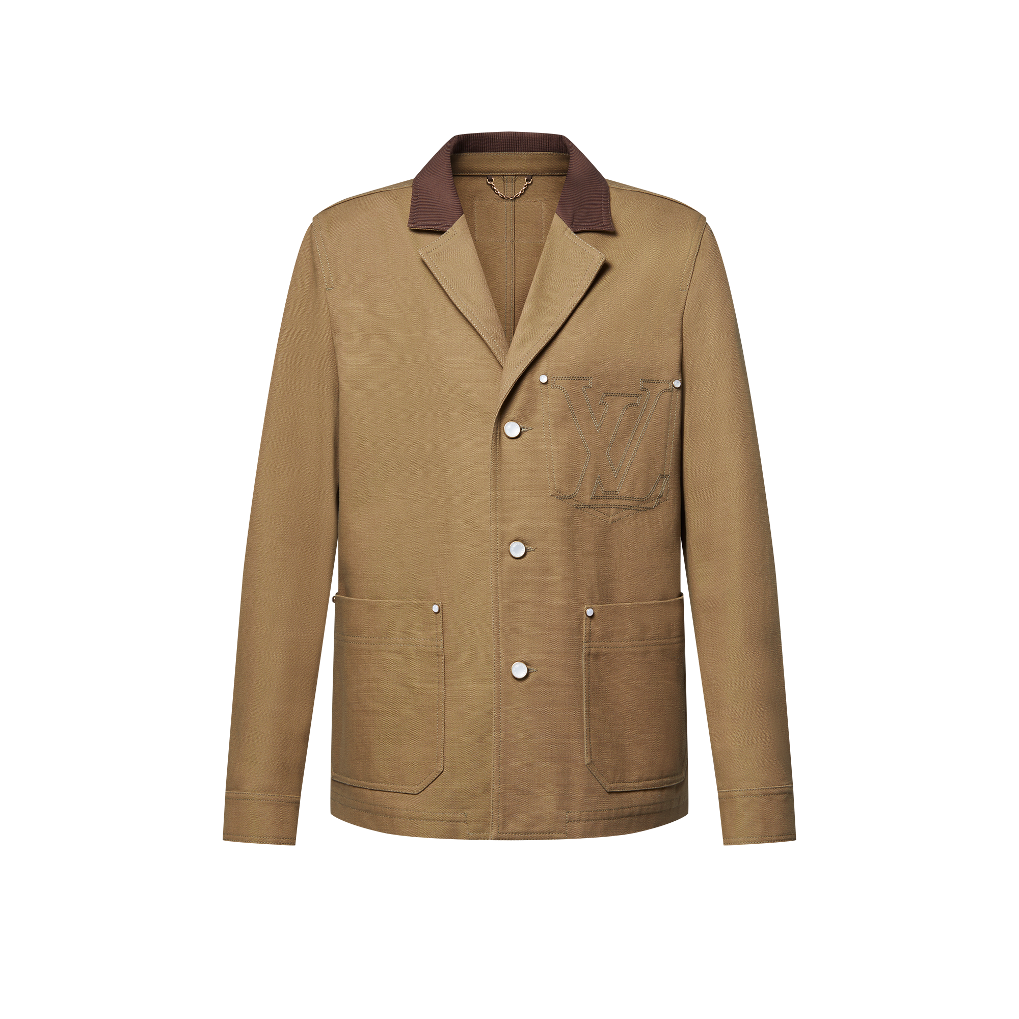 美品 louren cutoff tailored jacket ブラウン louren cutoff tailored jacket ブラウンジャケット - メルカリ